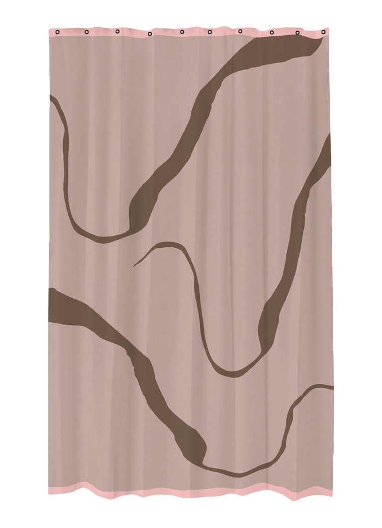 Mette Ditmer Process douchegordijn 200 x 150 cm • Bruin • de Bijenkorf
