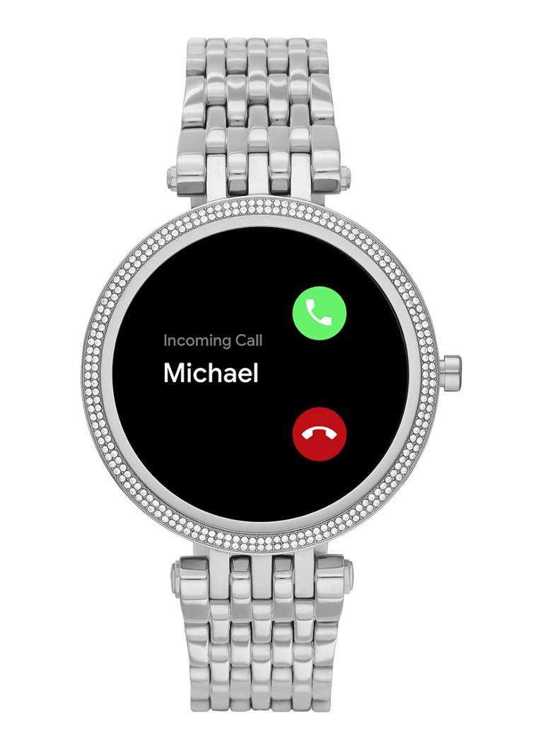 Vervolg Document Meestal Michael Kors Darci Gen 5E Display smartwatch MKT5126 • Zilver • de Bijenkorf