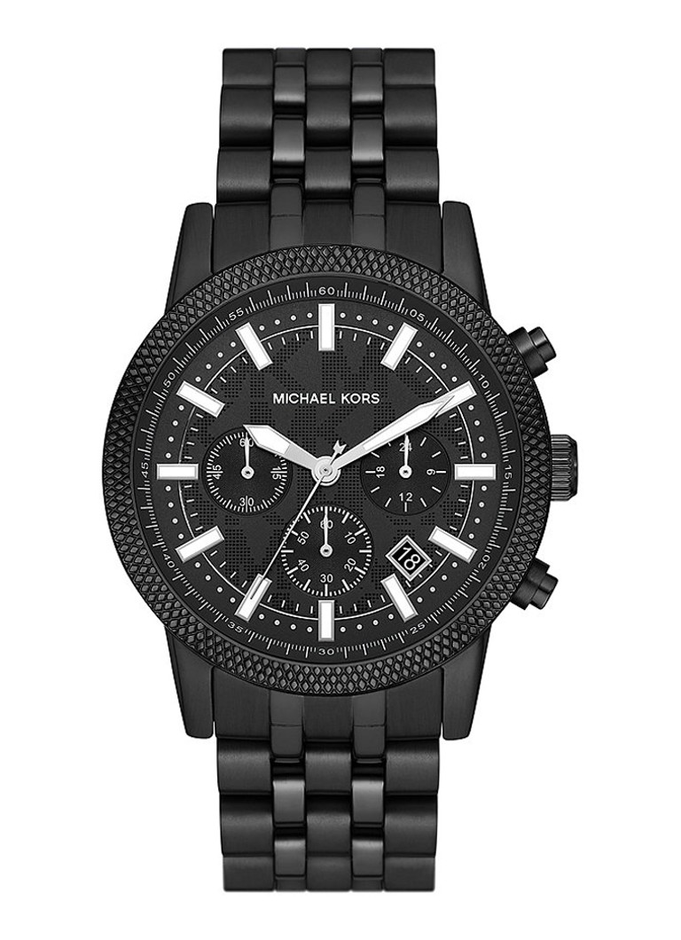 Michael Kors - Hutton horloge MK9089 - Zwart