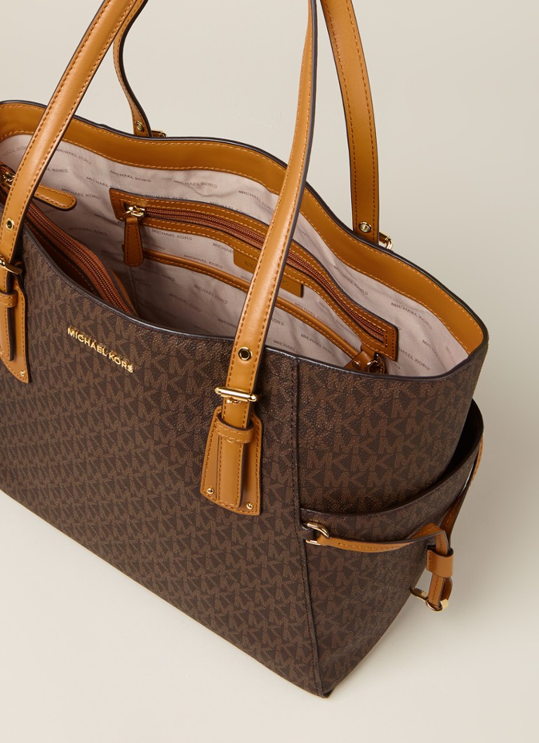 bruine michael kors tas