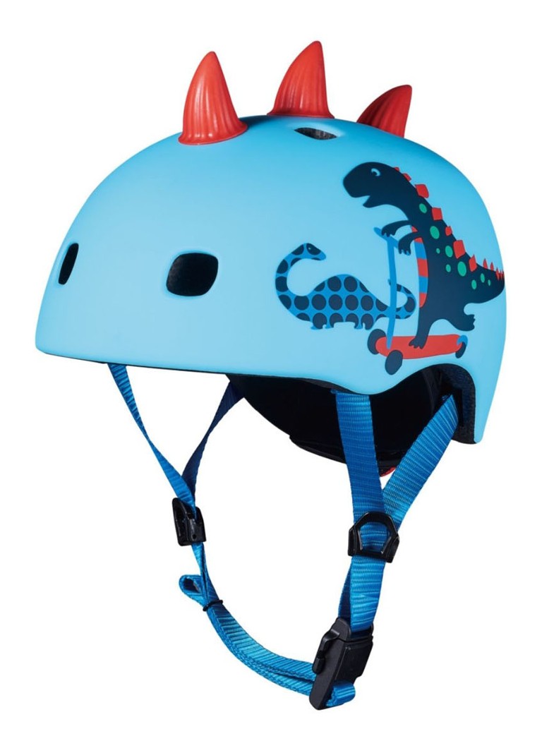 Micro Step - Micro 3D Dino kinderhelm - Blauw