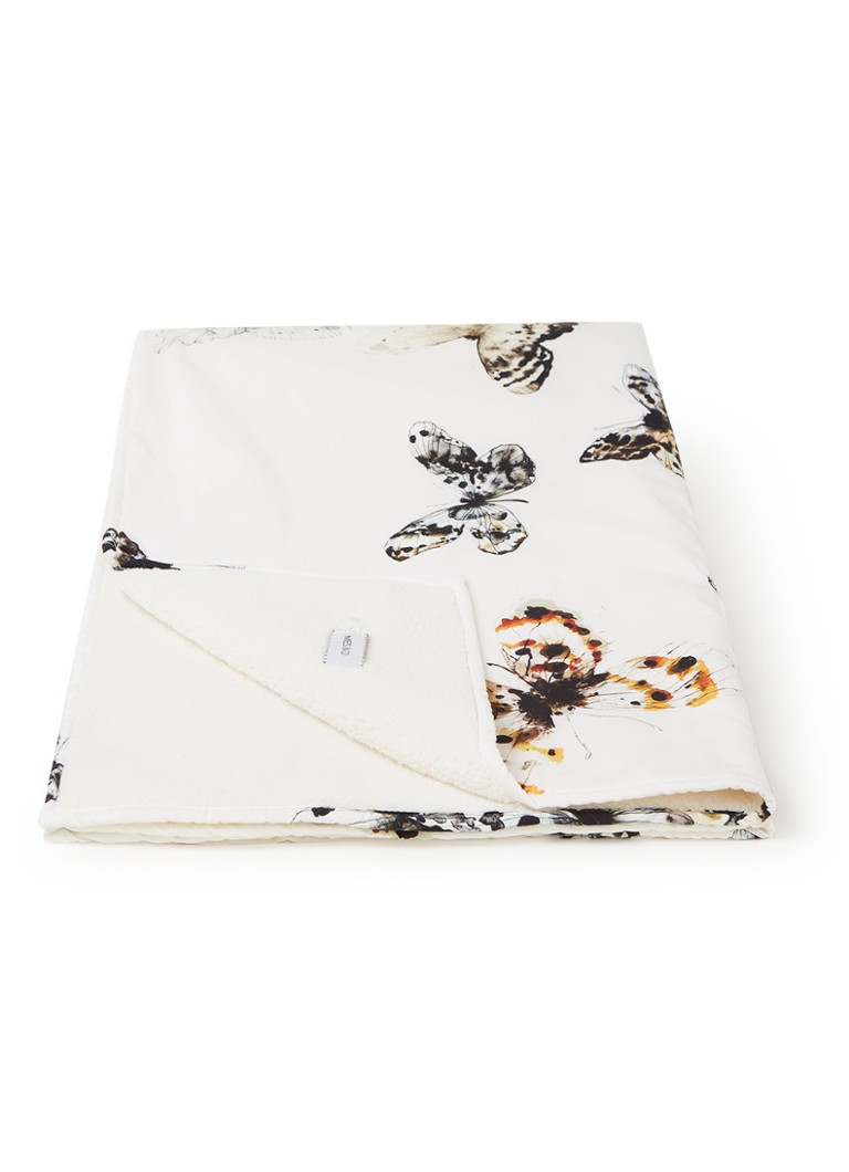 Mies & Co - Fika Butterfly wiegdeken 70 x 100 cm - Gebroken wit