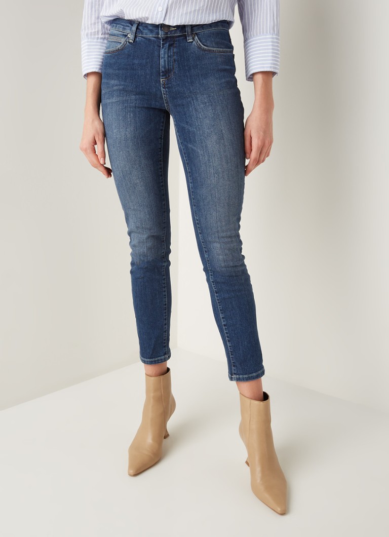 Mint Velvet Mint Velvet Houston high waist slim fit jeans met donkere
