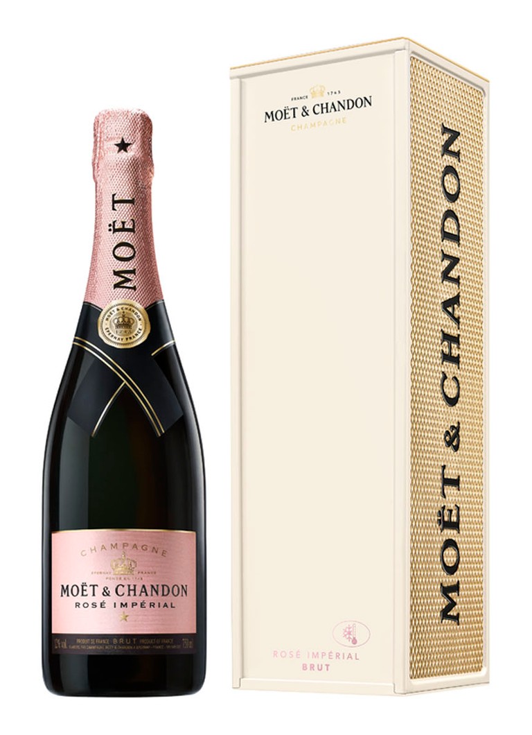 Möet & Chandon - Champagne Rosé Impérial Limited Edition personalisatie geschenkverpakking 750 ml - null