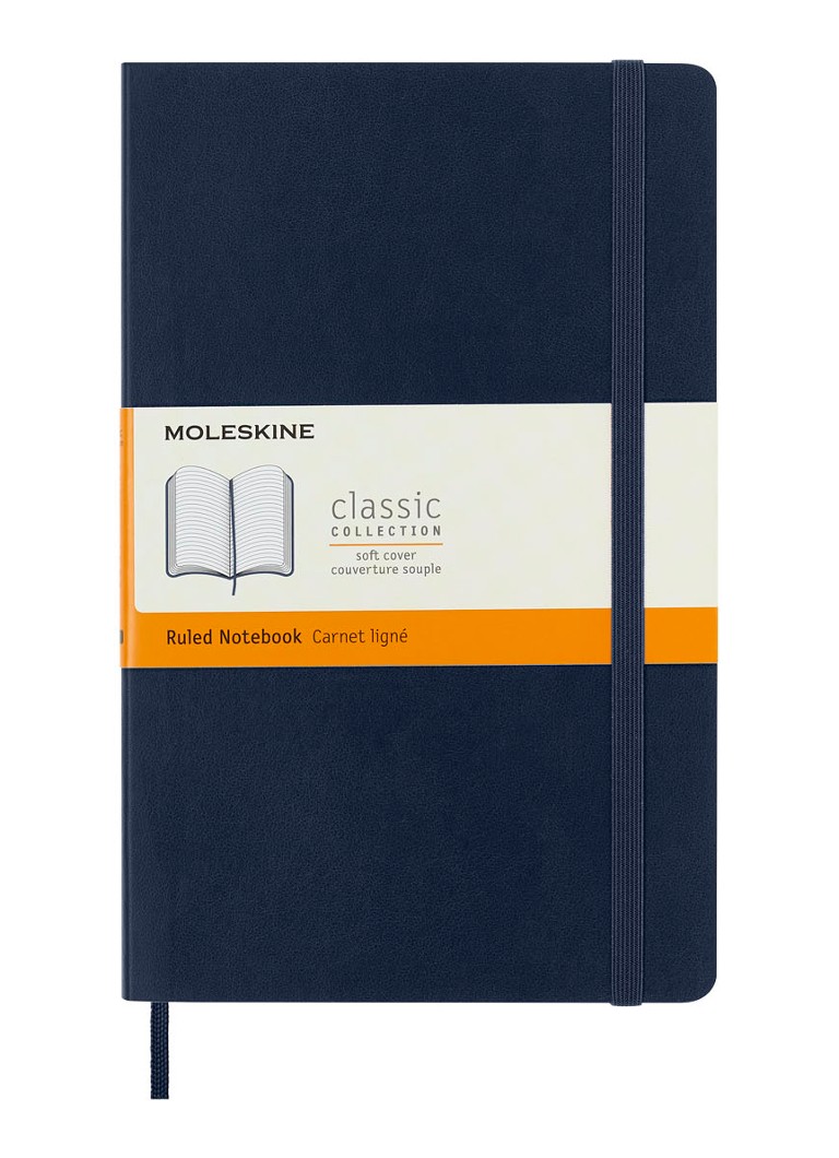 Moleskine Classic A5 Ruled notitieboek • Donkerblauw • de Bijenkorf