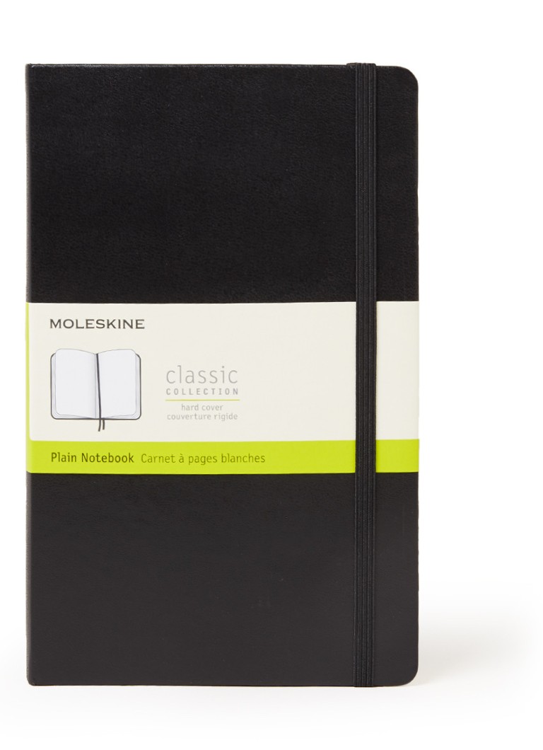Moleskine blanco notitieboek 21 cm • Zwart • de Bijenkorf