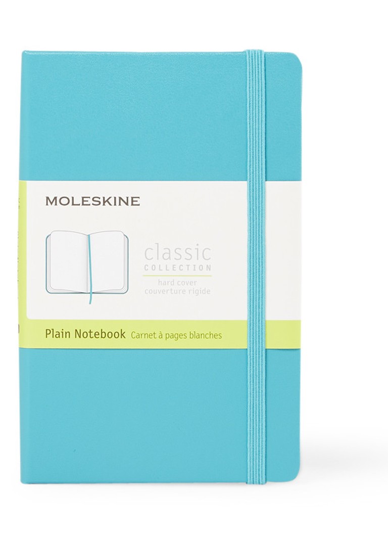 Moleskine - Classic Pocket blanco notitieboek - Turquoise