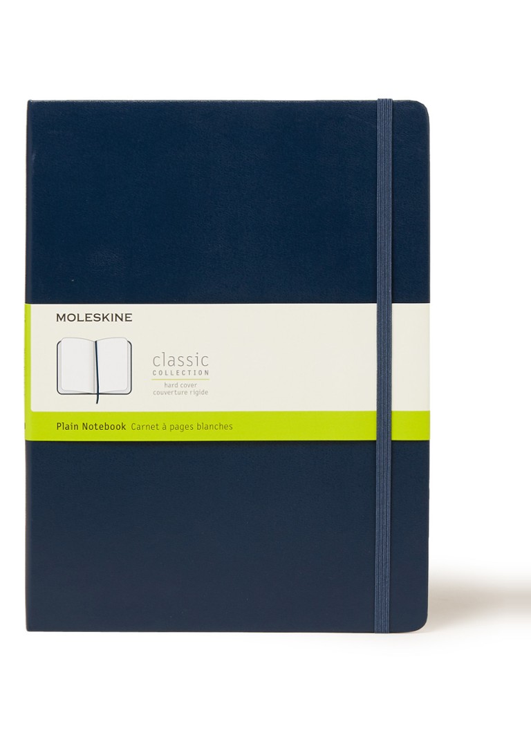 Moleskine - Classic XL blanco notitieboek 25 x 19 cm  - Donkerblauw