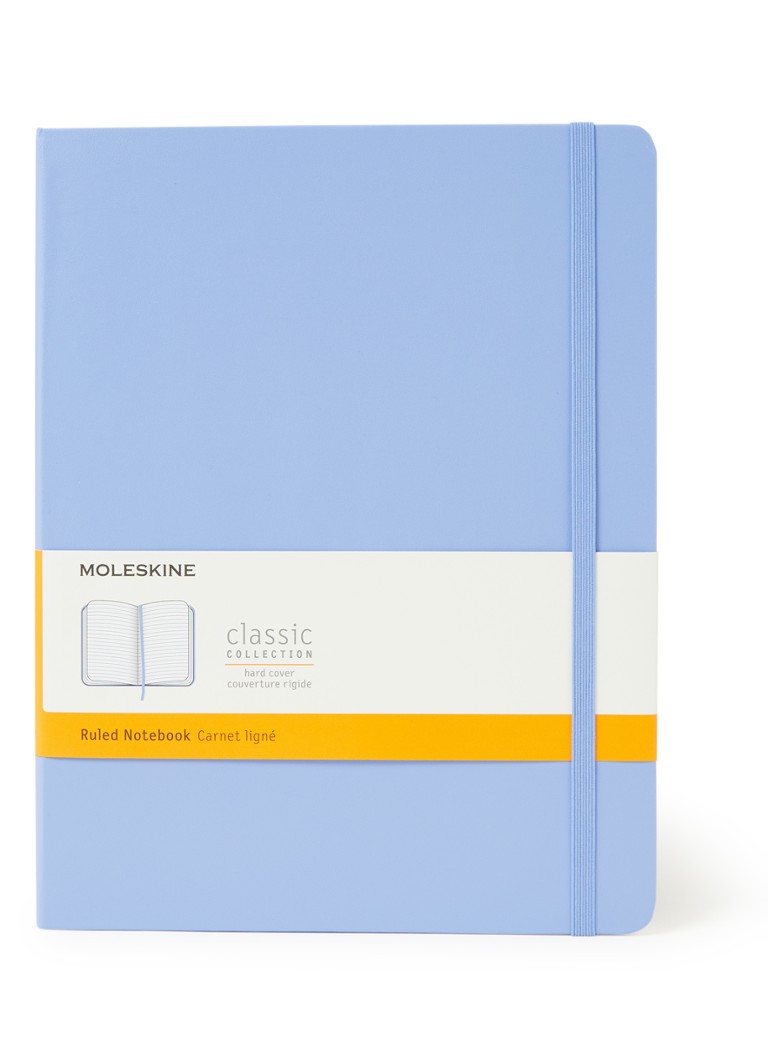Moleskine - Classic XL gelinieerd notitieboek - Lichtblauw