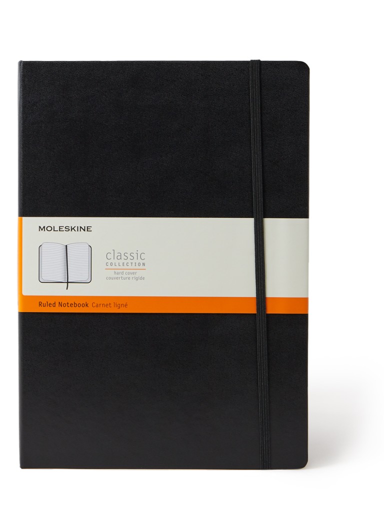 Moleskine Notebook A4 Ruled Hard Cover B • Zwart • de Bijenkorf