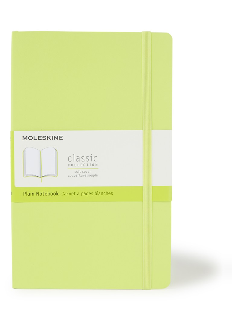 Moleskine - Notebook Large Plain Soft Cove - Lime