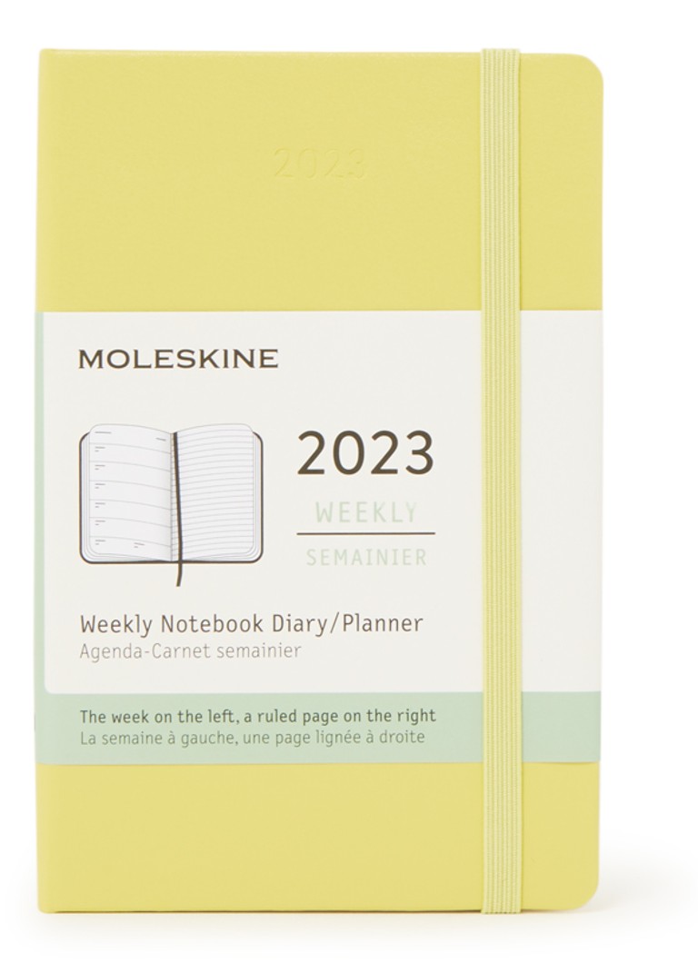 Moleskine Weekly Notebook agenda 2023 • Geel • de Bijenkorf