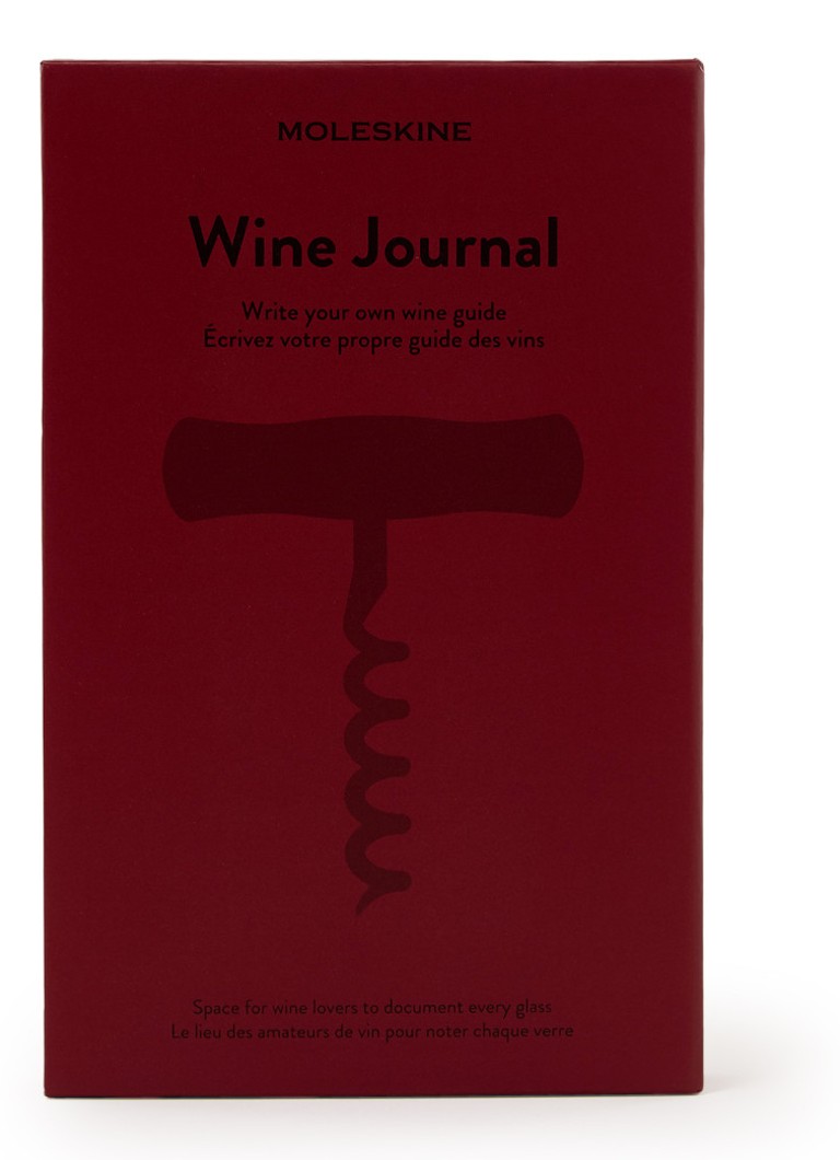 Moleskine - Wijn journal  - Bordeauxrood