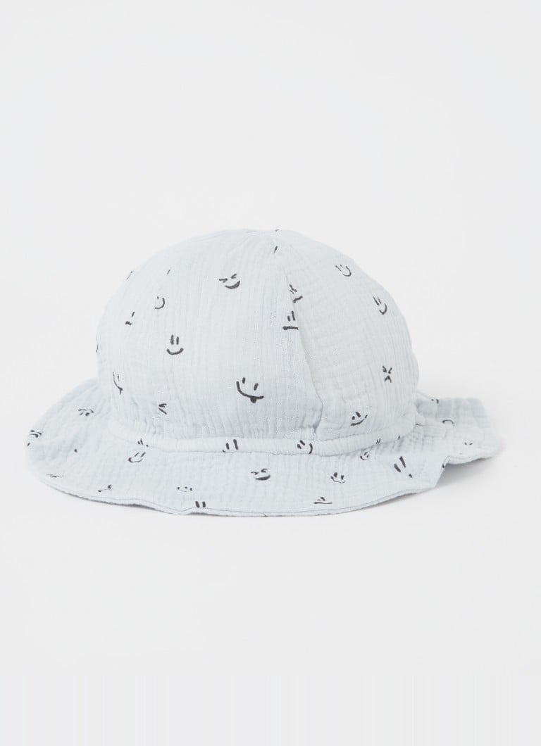 Molo - Noel bucket hoed met print - Taupe