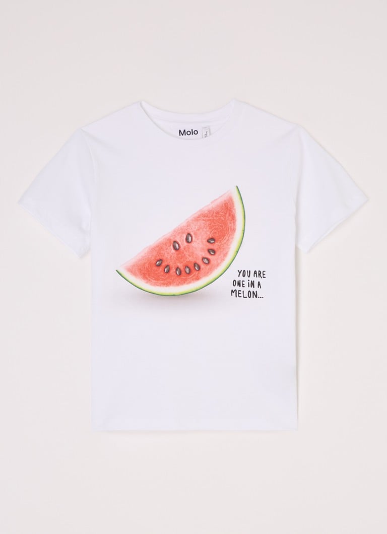 Molo - Rame T-shirt met print - Wit