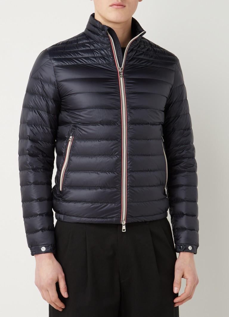 Moncler Daniel gewatteerde jas met donsvulling en ritszakken • Donkerblauw  • de Bijenkorf