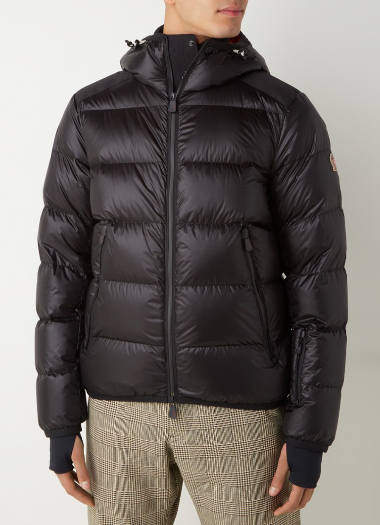 Moncler - Hintertux gewatteerde ski-jas met donsvulling en ritszakken - Zwart
