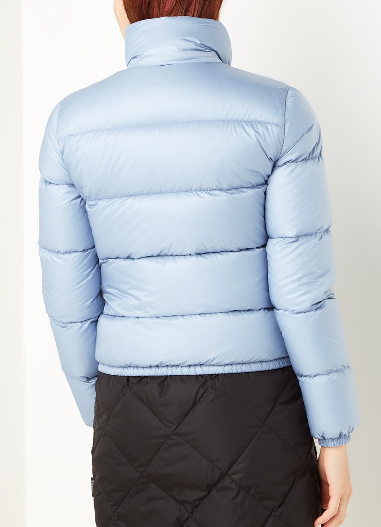 Moncler Lannic puffer jas met donsvulling Lichtblauw • de Bijenkorf
