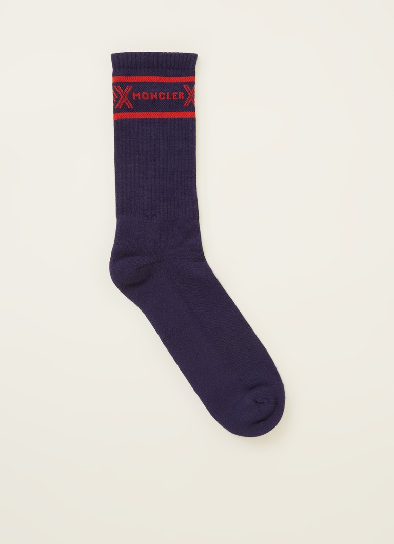 Moncler - Sokken met logo - Donkerblauw