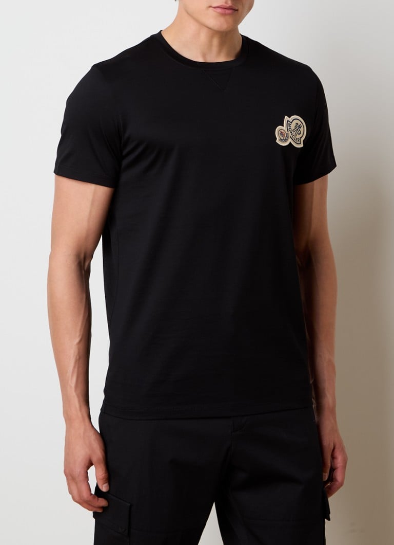Shirt Mens Moncler Heren T Shirt Moncler Embossed Logo Cotton T