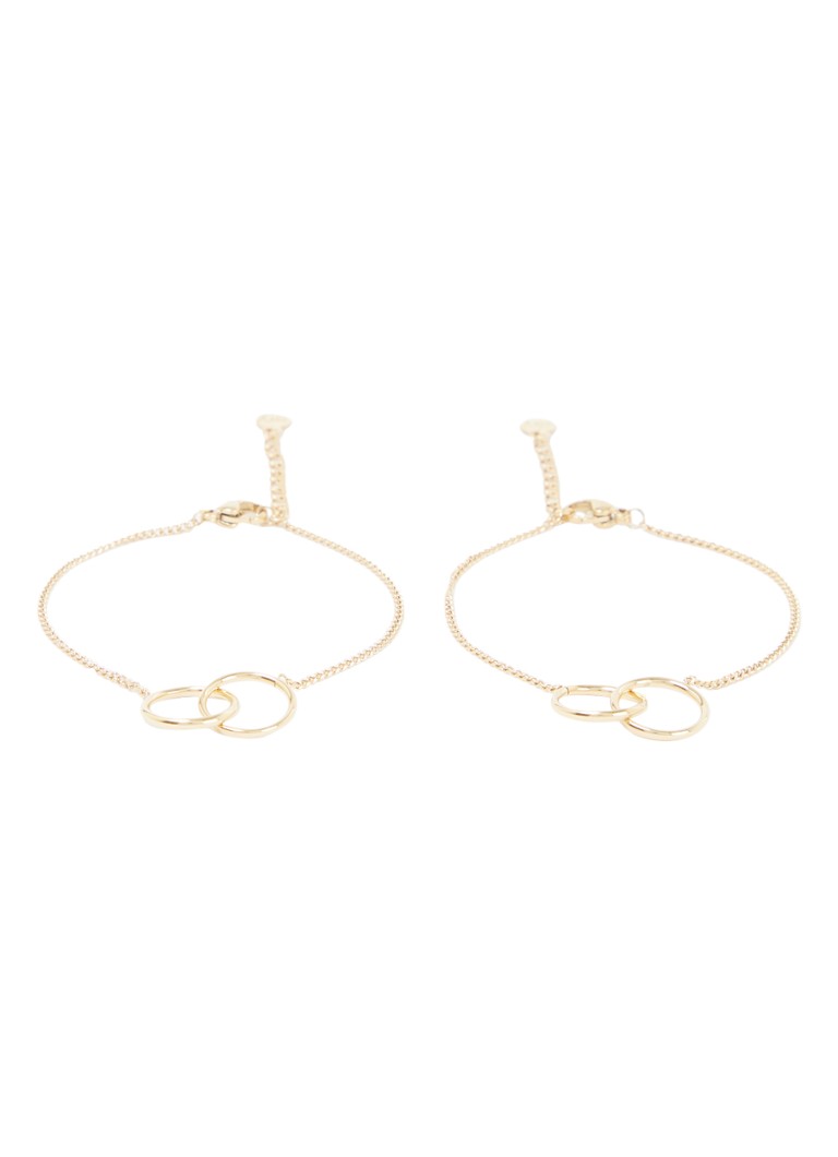 My Jewellery - Forever Connected armband in set van 2 - Goud