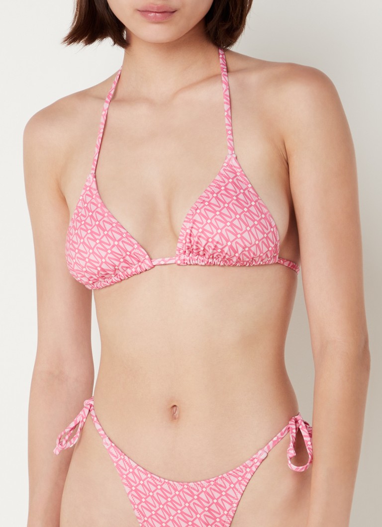 NA-KD - Mini triangel bikinitop - Roze