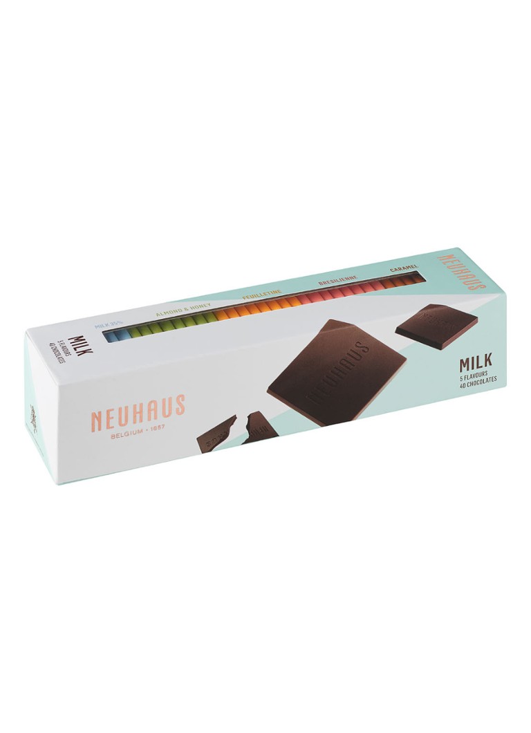 Neuhaus - Pencil box melkchocolade 40 stuks - Mint