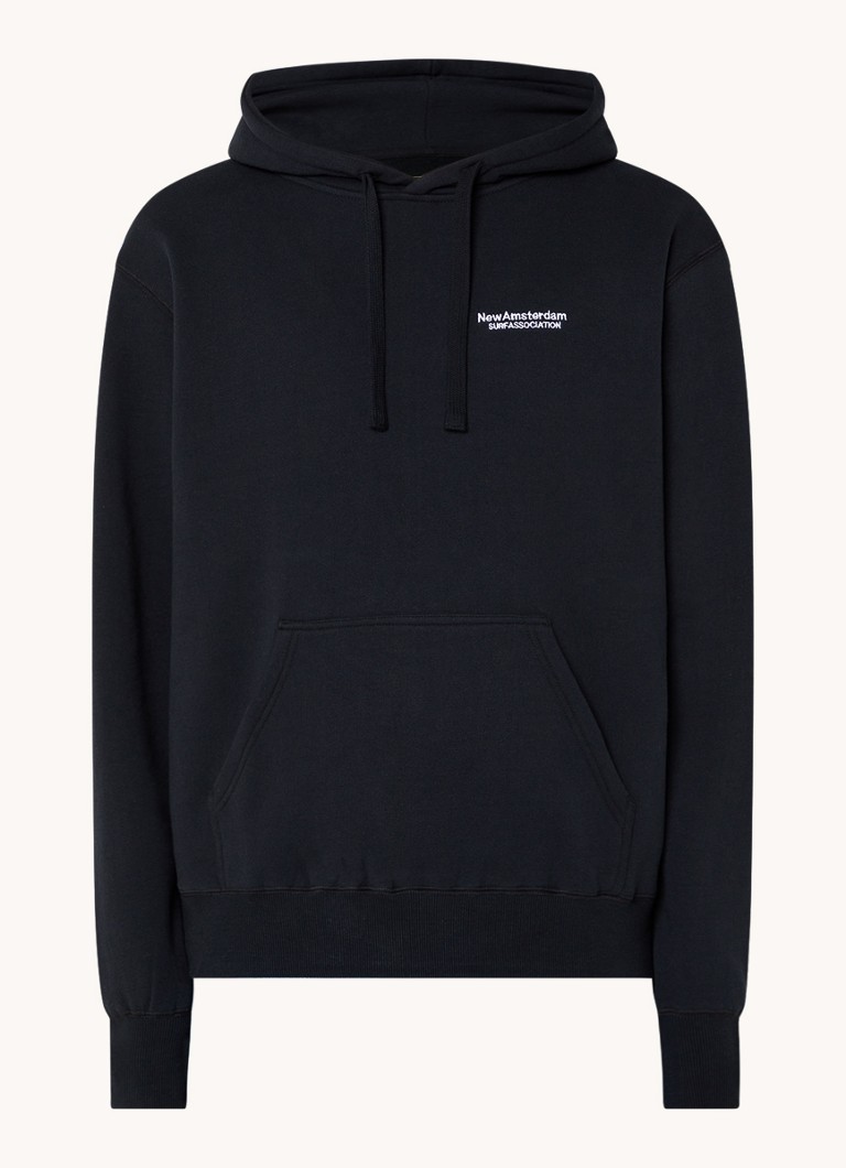 New Amsterdam Surf Association Anemone hoodie met logo- en 