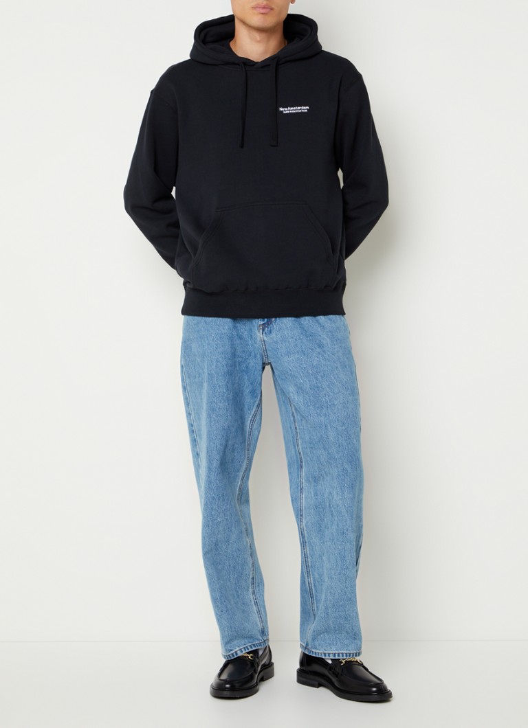 New Amsterdam Surf Association Anemone hoodie met logo- en 
