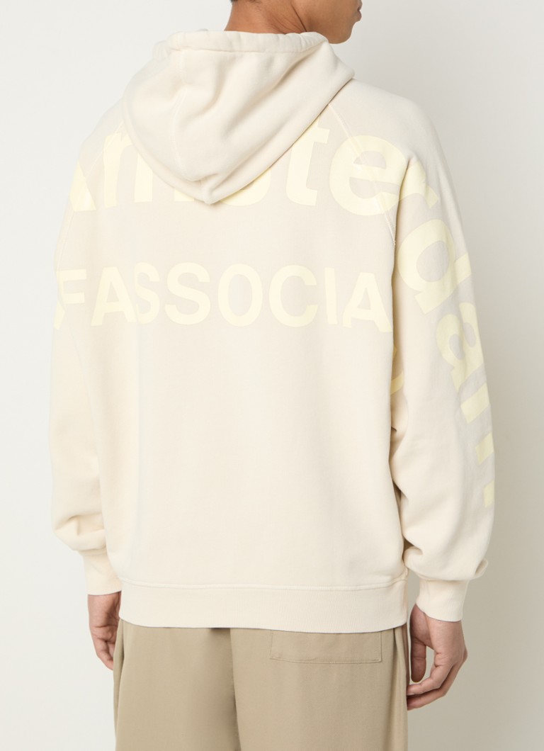 New Amsterdam Surf Association - Hoodie met backprint - Creme