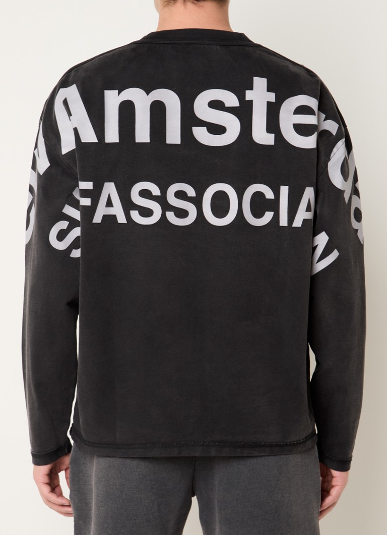 New Amsterdam Surf Association - Sweater met backprint - Donkergrijs