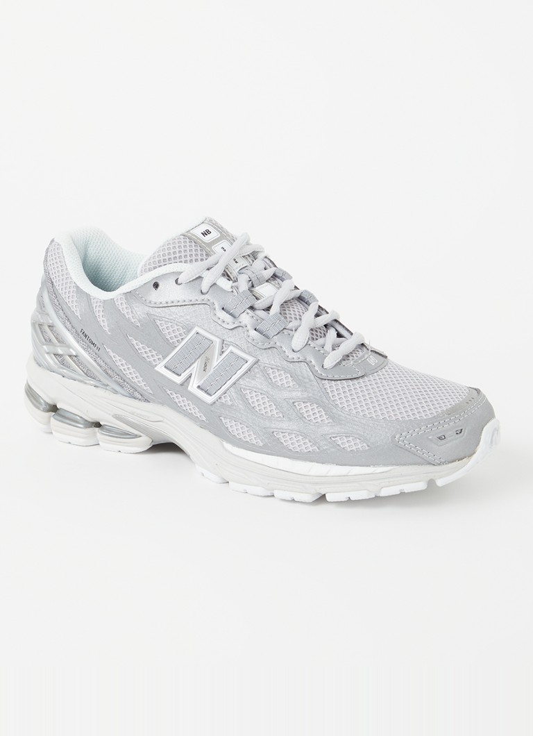 New Balance - 1906 sneaker van mesh met metallic details - Grijs