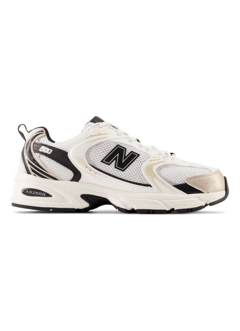 een kousen passend New Balance 530 sneaker • Wit • de Bijenkorf