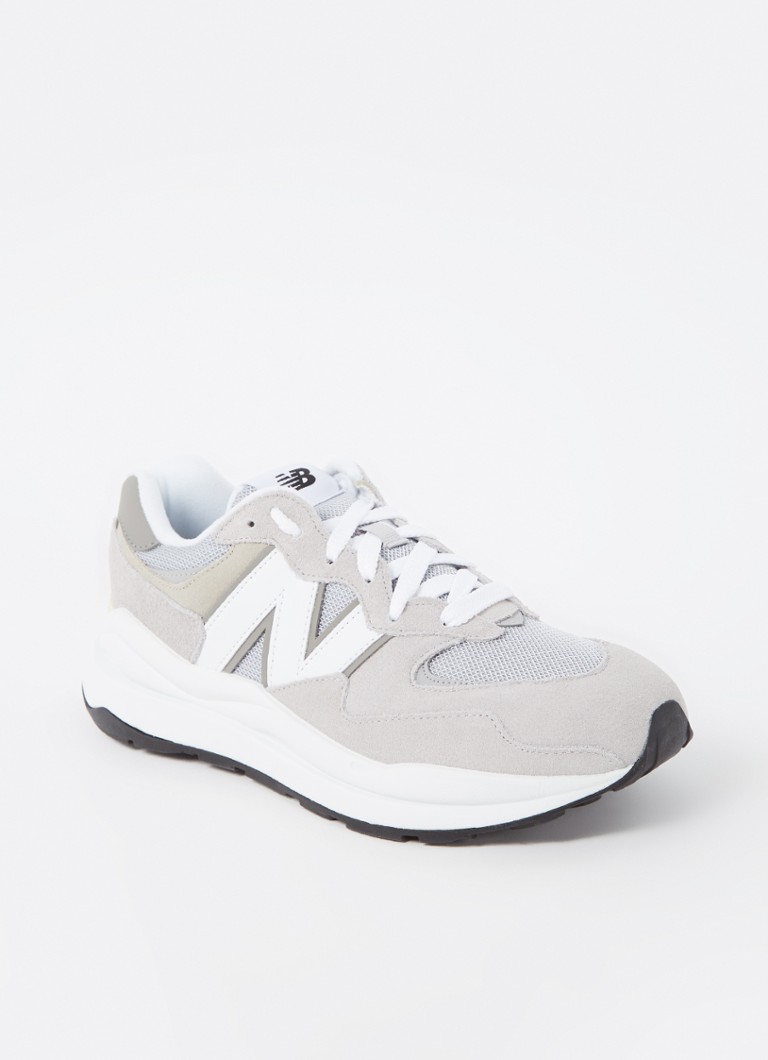 New Balance - 57/40 sneaker van suède - Lichtgrijs