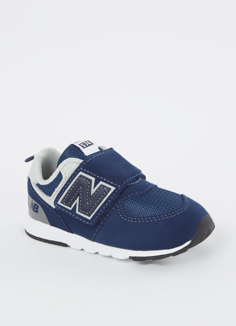 New Balance - 574 NEW-B sneaker met mesh details - Donkerblauw