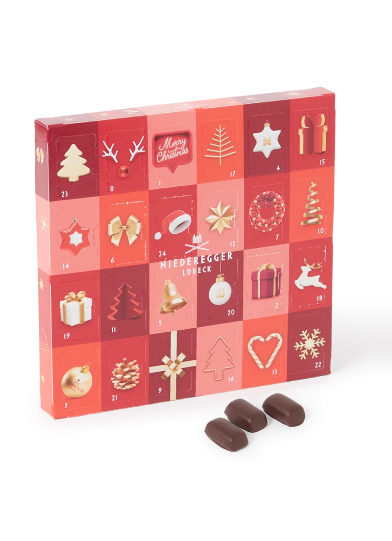 Niederegger Glamour Mini adventkalender • de Bijenkorf