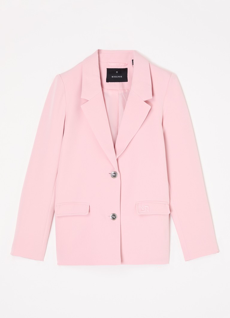 NIK&NIK - Pien blazer met klepzakken - Roze