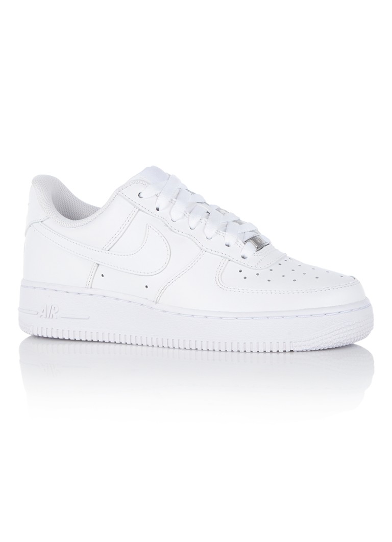 alleen muur Onderzoek Nike Air Force 1 '07 sneaker van leer • Wit • de Bijenkorf