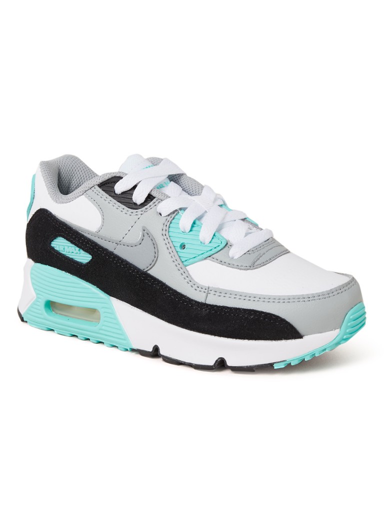 Thermisch Assortiment map Nike Air Max '90 sneaker van leer • Mint • de Bijenkorf