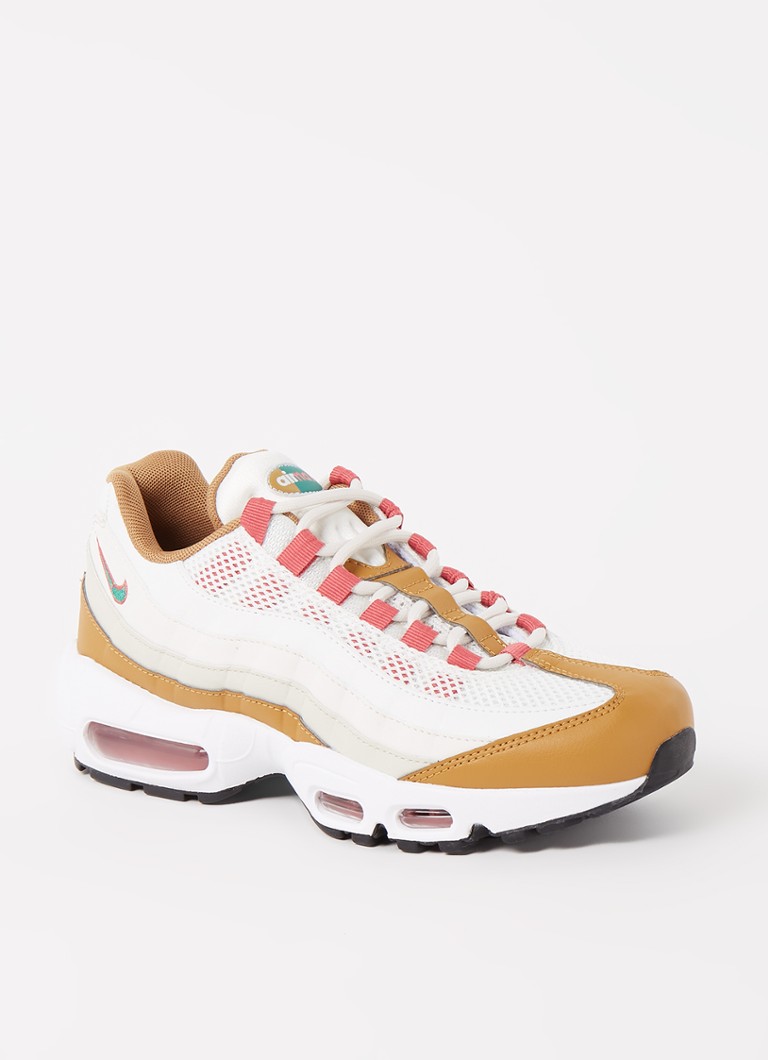 Nike Max 95 sneaker met leren • Wit • de Bijenkorf