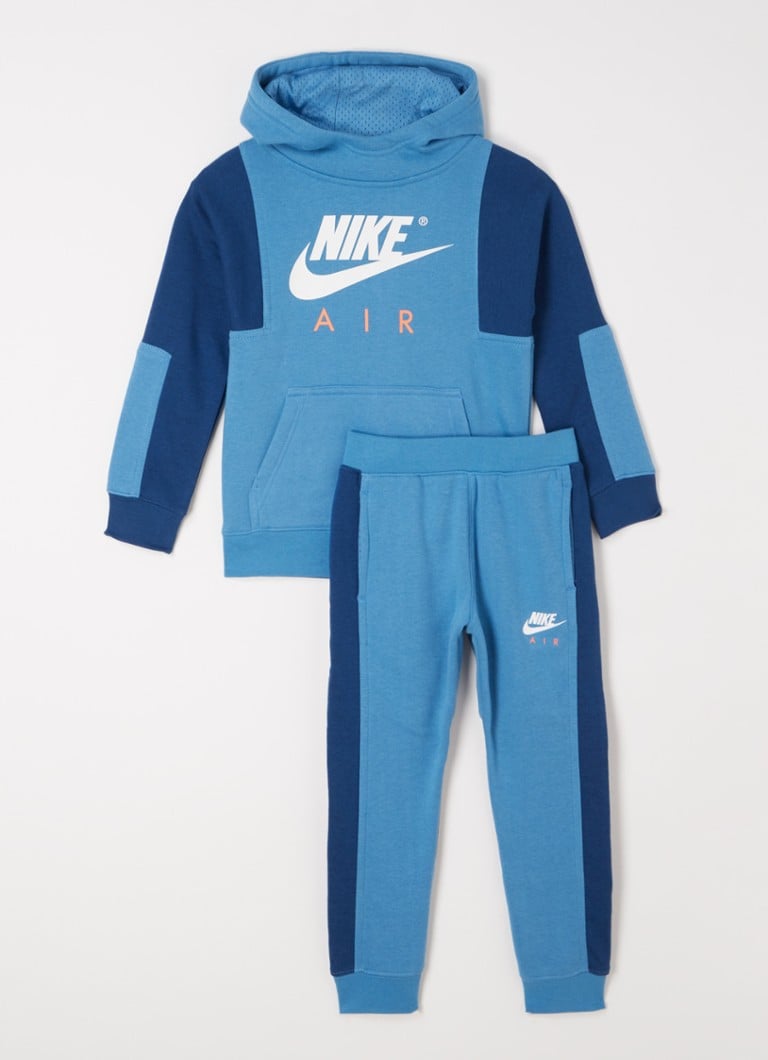 Nike Air jongens trainingspak blauw 2-delig