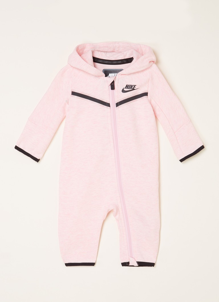 Nike Babypak met capuchon logoprint • Roze de