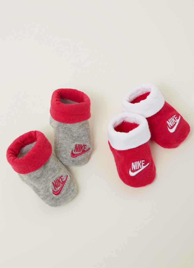 kalkoen Nuttig Herziening Nike Babysokjes met logo in 2-pack • Fuchsia • de Bijenkorf