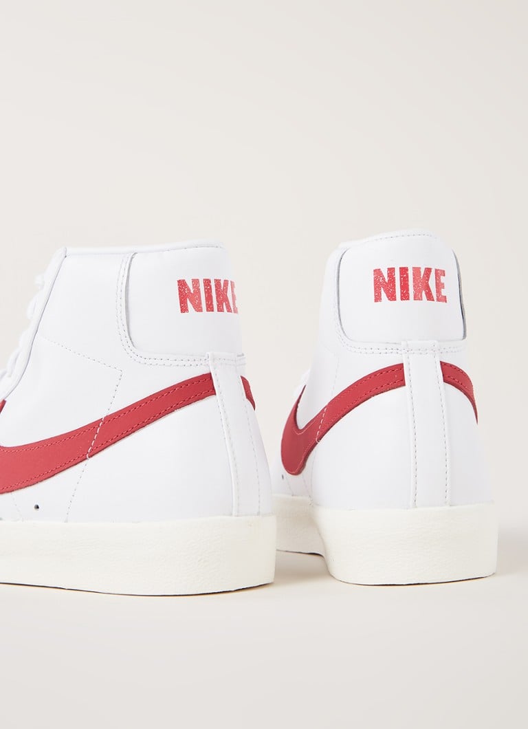 Frustrerend Voorstad Minister Nike Blazer Mid '77 sneaker van leer • Rood • de Bijenkorf