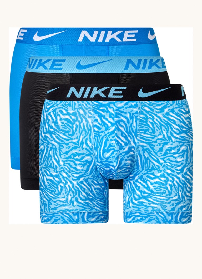 Nike Boxershorts met logoprint in 3-pack