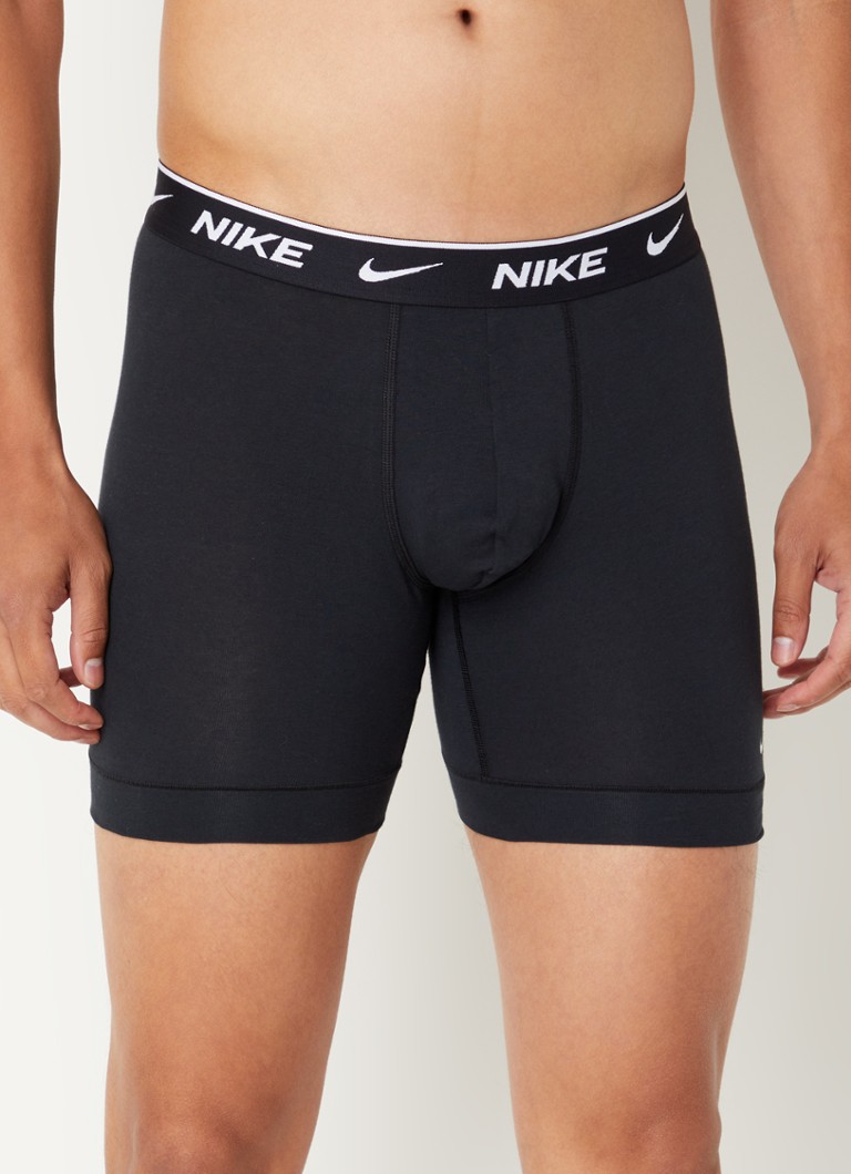 Nike - Boxershorts met logoband in 3-pack - Donkerblauw
