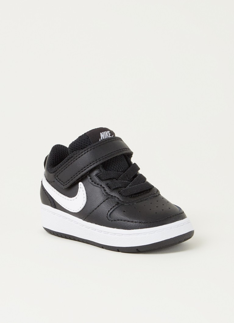Nike Court Borough Low Babyschoentje Van Leer Zwart De Bijenkorf Nike Court Borough Low Babyschoentje Van Leer Zwart De Bijenkorf