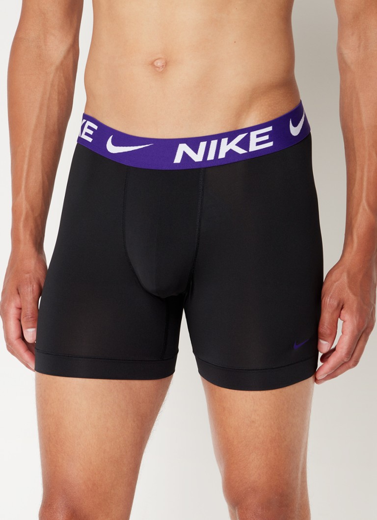 Nike - Essential Micro boxershorts met Dri-FIT in 3-pack - Zwart