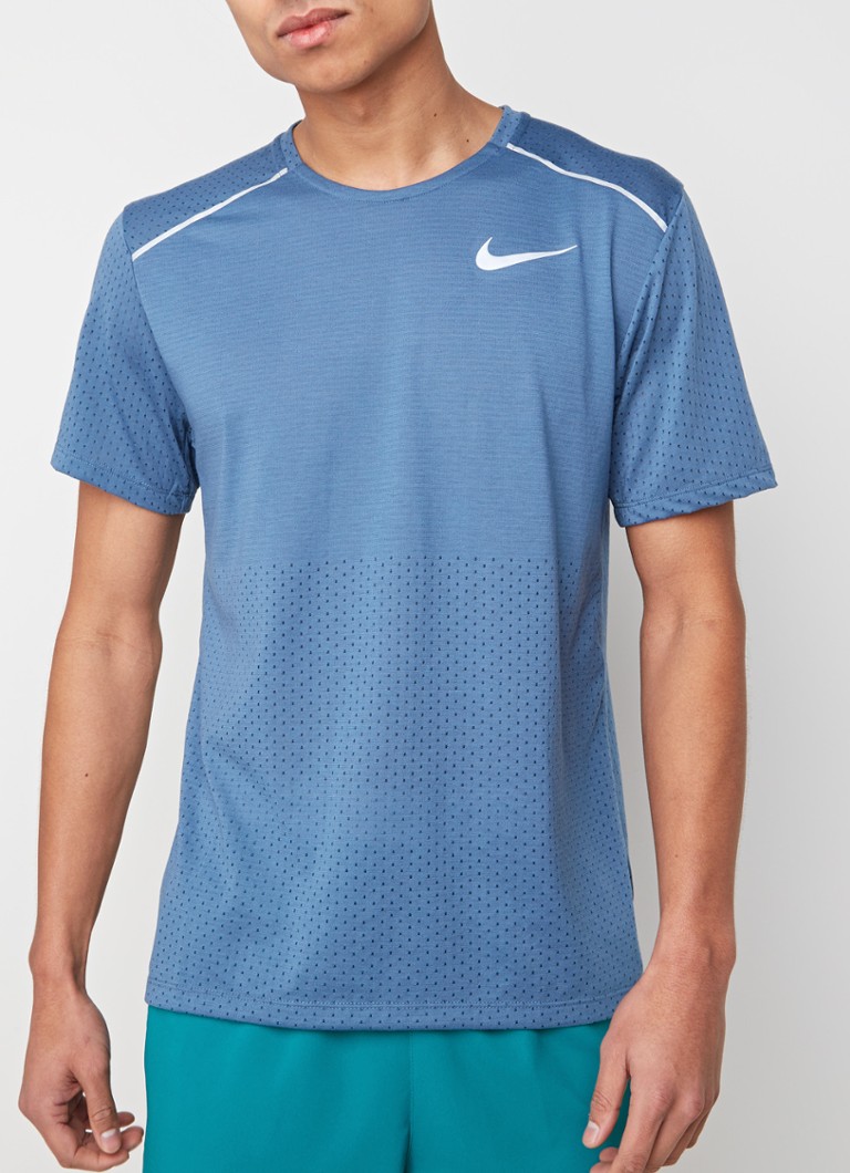 Gematigd stil Gehoorzaamheid Nike Hardloop T-shirt met reflecterende details • Staalblauw • de Bijenkorf