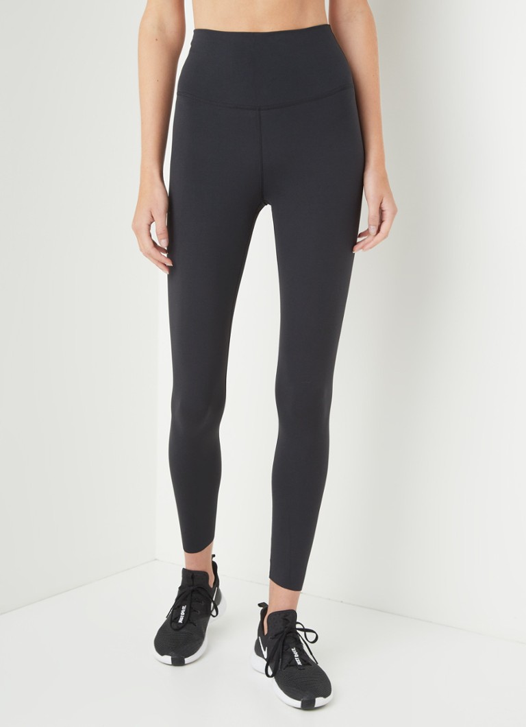 Nike High waist cropped yoga legging met DriFIT • Zwart • de Bijenkorf